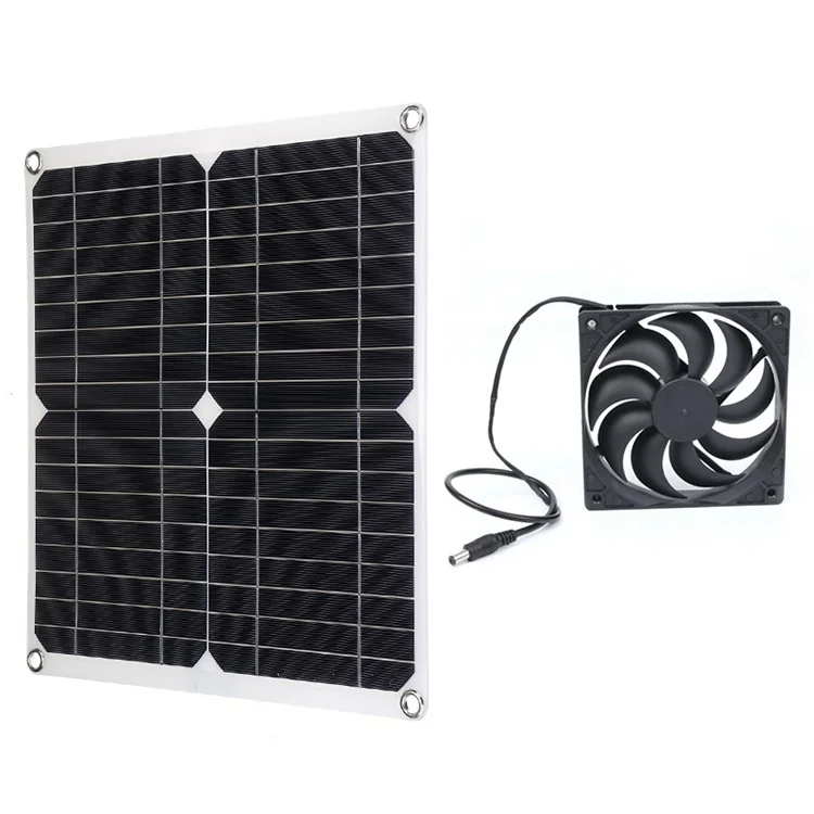 25W Kit de Ventilador de Painel Solar de 25W