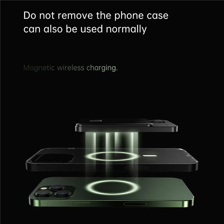 Chargeur sans fil magnétique compatible Q9 PD 20W 5000mAh Slim Power Bank - Gris