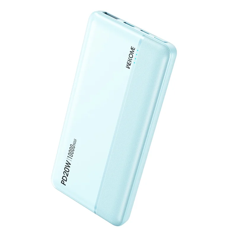 WEKOME WP-03 PD 20W Fast Charging Power Bank 10000mAh Portable Phone Charger - Blue