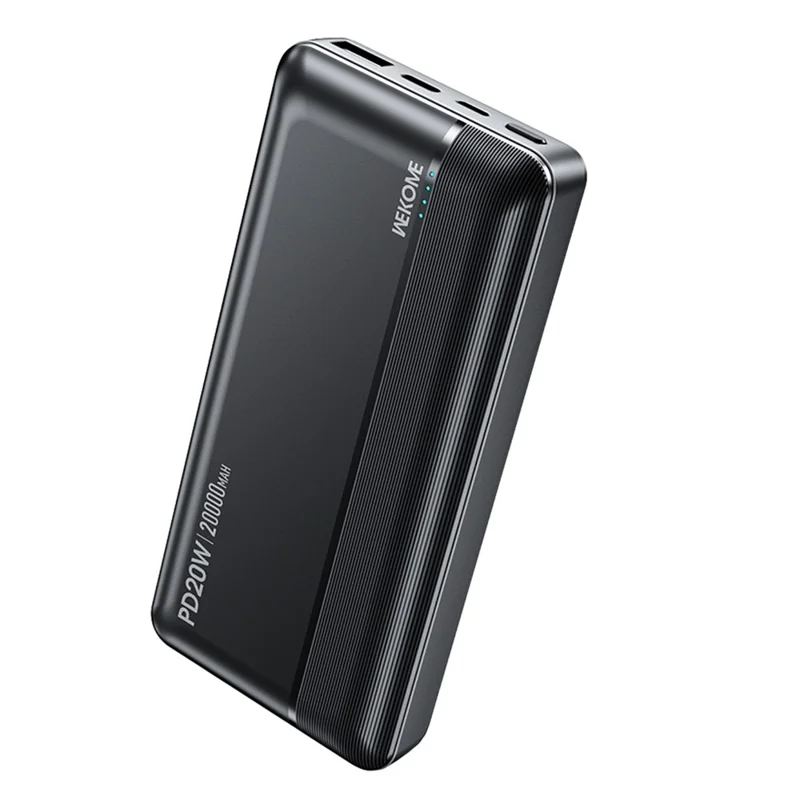 WEKOME WP-04 PD 20W 20000mAh Power Bank Fast Charging Portable Phone Charger - Black