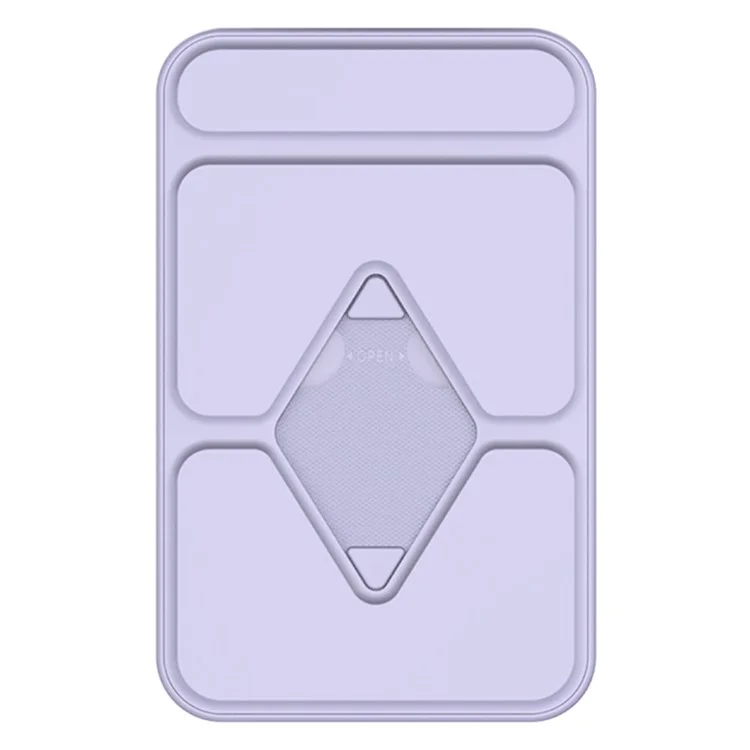 E43A Compatible with Magsafe Battery Pack 5000mAh Magnetic Wireless Power Bank Portable Charger - Purple