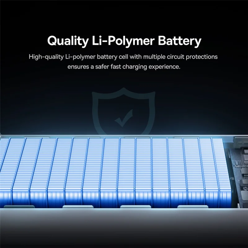 BASEUS Star-Lord Digital Display Fast Charging Power Bank 30000mAh 30W Portable Charger External Battery Pack - White