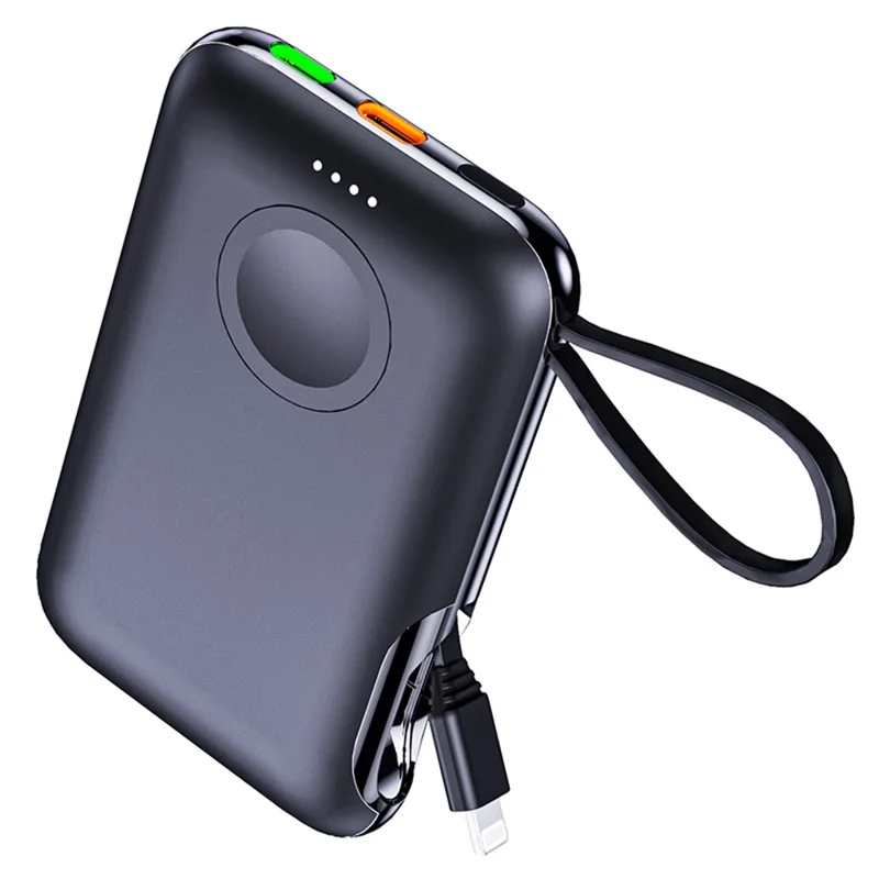 V11A PD 20W Fast Charging Power Bank with iP Cable for Apple Watch 5000mAh Magnetic Portable Phone Charger