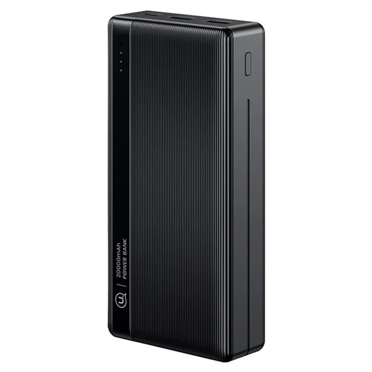 USAMS US-CD205 PB71 Batería Externa de 2 Puertos USB de 10000mAh Cargador Portátil de Teléfono - Blanco