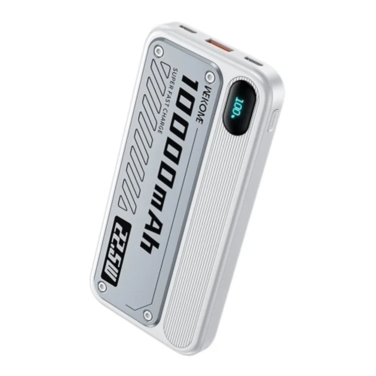 WEKOME WP-40 Portable Charger 10000mAh Power Bank 22.5W Ultra Fast Charging Battery Pack - White