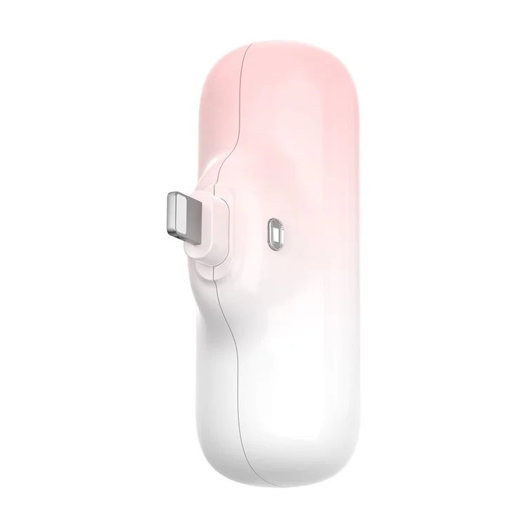 Z9 Mini Portatile 4000mAh Powerbank Caricabatterie Veloce 5V 2.1A Compatto per iOS / Android - Rosa Bianco / Connettore iP 