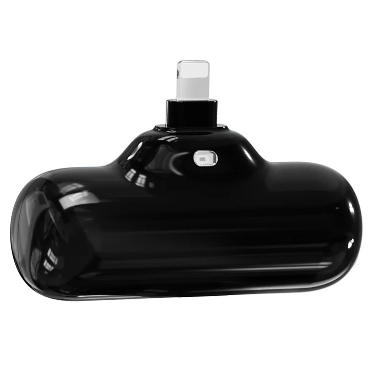 Z9 Mini Portable 4000mAh Phone Power Bank 5V 2.1A Fast Charger Compact Battery Pack for iOS  /  Android - Black  /  iP Connector