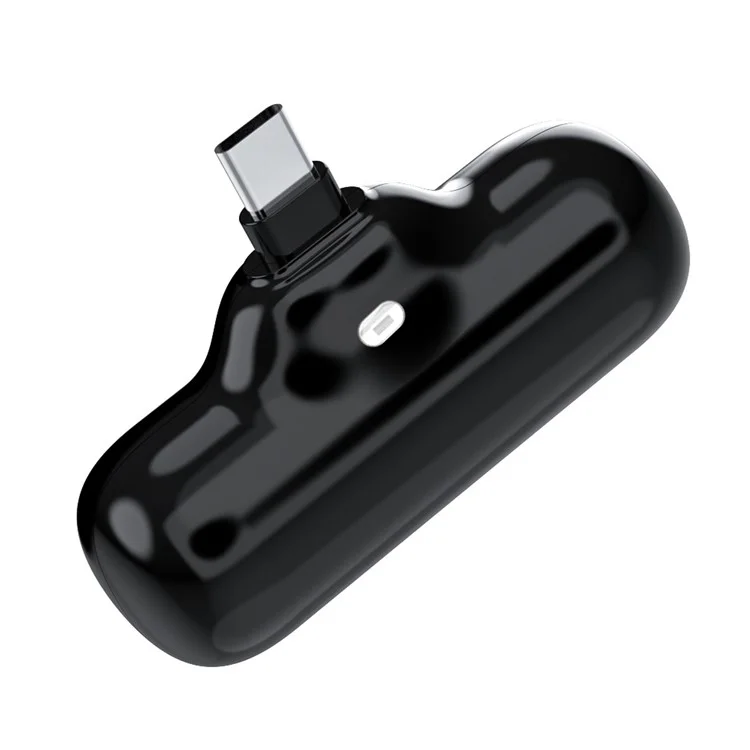 Z9 Mini Portable 4000mAh Phone Power Bank 5V 2.1A Fast Charger Compact Battery Pack for iOS  /  Android - Black  /  Type-C