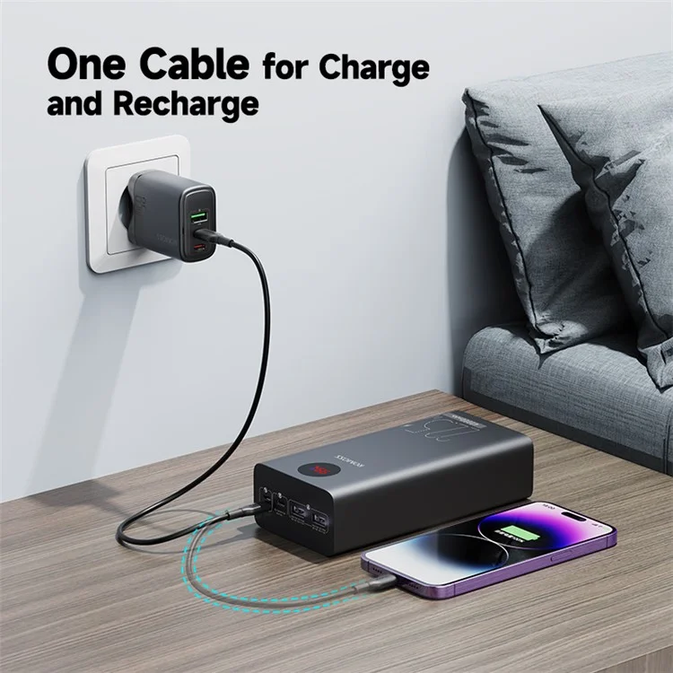 ROMOSS PEA40 аккумулятор 40000 мАч 22,5 Вт Быстрая зарядка Power Bank Портативное зарядное устройство для телефона Портативный внешний аккумулятор для ноутбука