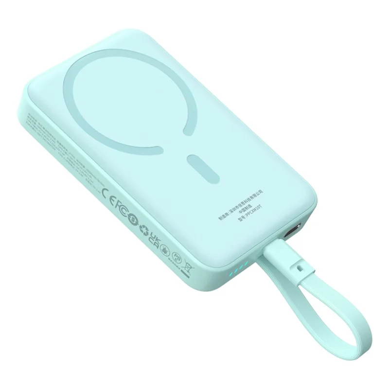 BASEUS Magnetic Mini Wireless Fast Charge Power Bank Type-C Edition 10000mAh 30W Battery Pack - Blue
