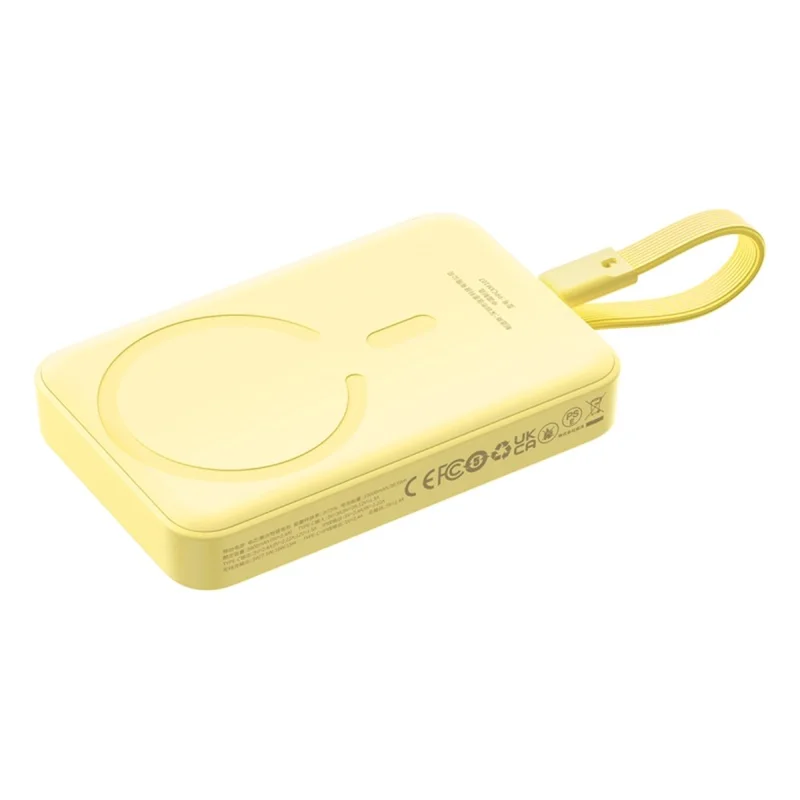 BASEUS Magnetic Mini Wireless Fast Charge Power Bank Type-C Edition 10000mAh 30W Battery Pack - Yellow