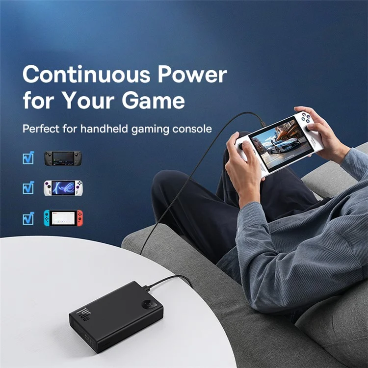 BASEUS Adaman Digital Display Power Bank 24000mAh 140W Portable Fast Charge Phone Battery Pack