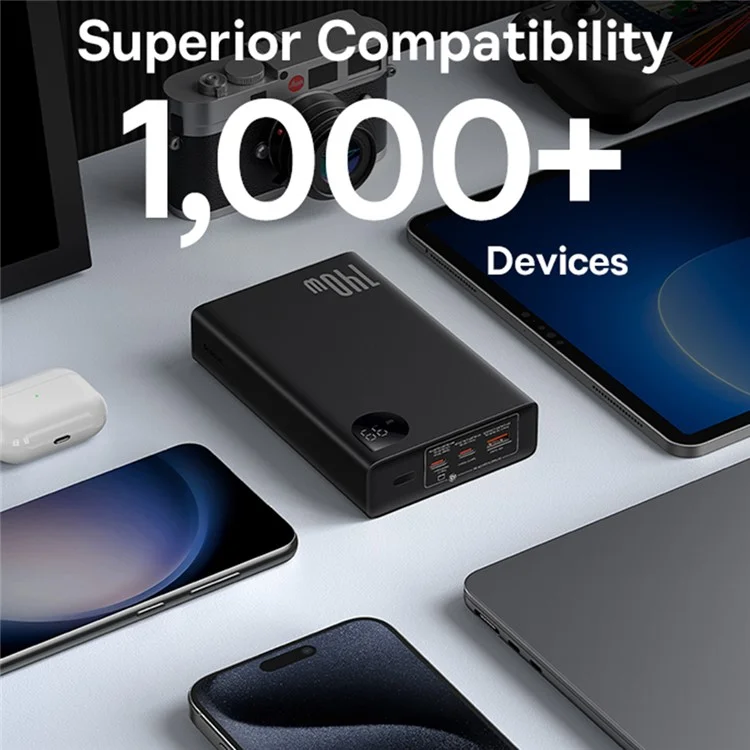 BASEUS Adaman Digital Display Power Bank 24000mAh 140W Portable Fast Charge Phone Battery Pack