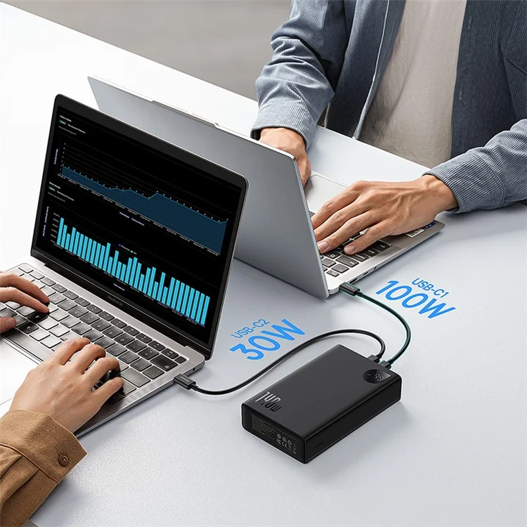 BASEUS Adaman Digital Display Power Bank 24000mAh 140W Portable Fast Charge Phone Battery Pack