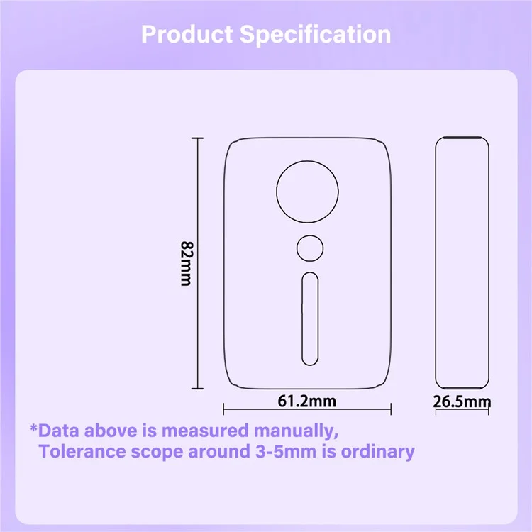ROISKIN K0095 10000mAh Display Digitale Power Bank Caricatore Portatile per Cellulare Batteria Esterna - Bianco