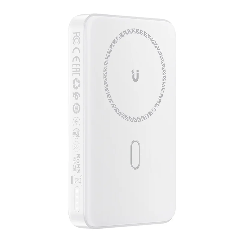 ACEFAST M6-10000 PD 20W Magnetic Wireless Charging 10000mAh Power Bank with Foldable Kickstand - White