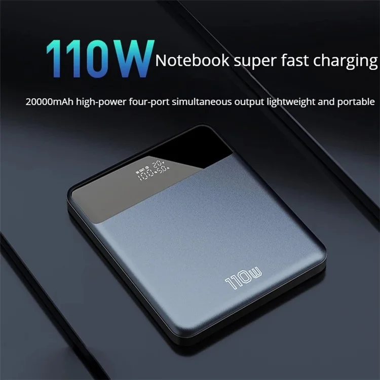 Batterie externe T153LP Super Fast Charging 20000mAh pour ordinateurs portables, téléphones portables