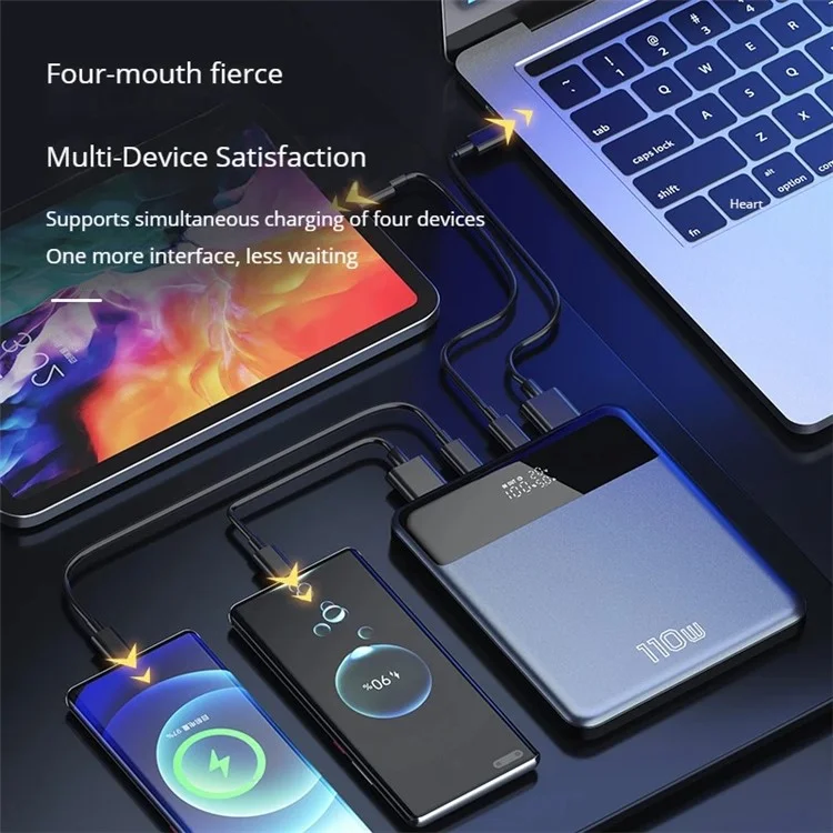 Batterie externe T153LP Super Fast Charging 20000mAh pour ordinateurs portables, téléphones portables