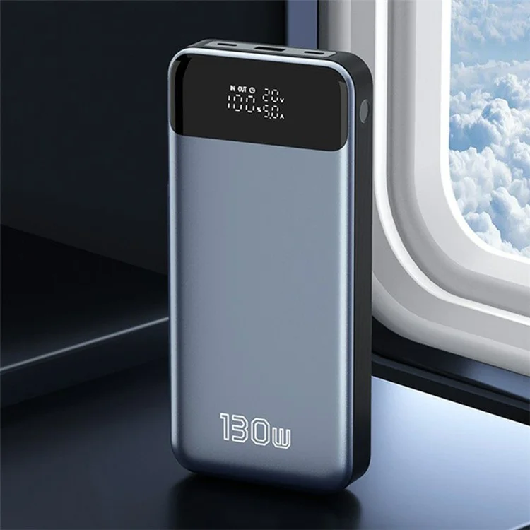 T152LP PD 130W Fast Charging Portable Power Bank 30000mAh External Battery Pack for Laptops, Cell Phone