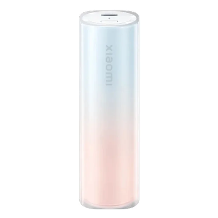 XIAOMI P07ZM Lipstick Shape Portable 5000mAh Power Bank Phone External Battery Charger