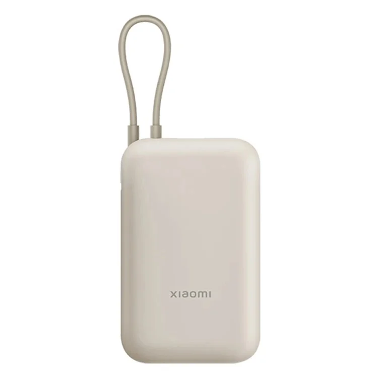 XIAOMI P15ZM Versão de bolso 10000mAh 22,5W Power Bank Bateria externa para celular com cabo Type-C - Light Coffee