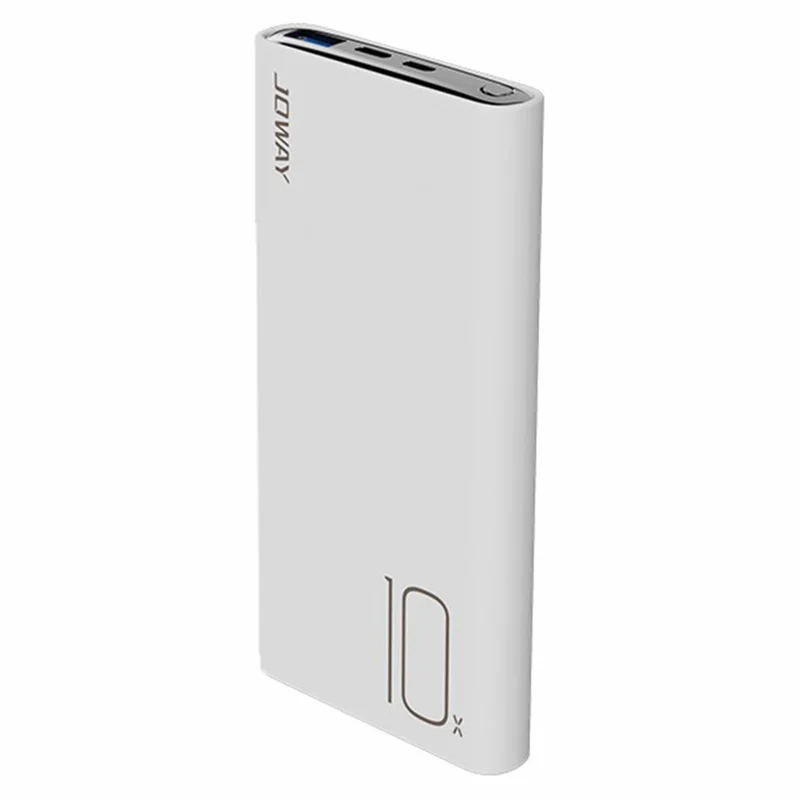JOWAY JP310 10000mAh Phone Power Bank PD 20W Fast Charging Battery Charger - White