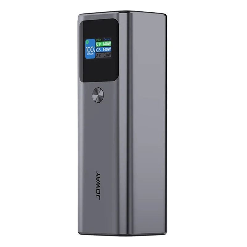 JOWAY JP316 27000mAh PD 140W Fast Charging Power Bank Digital Display Phone External Battery - Titanium Grey