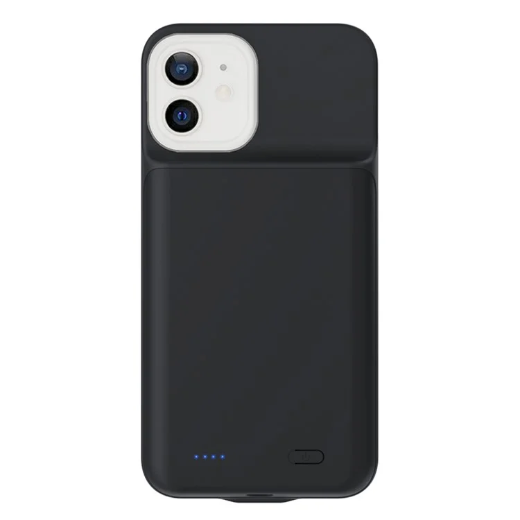Étui de chargeur de batterie T43 pour iPhone 12 mini 6800mAh Batterie de secours portable - Noir