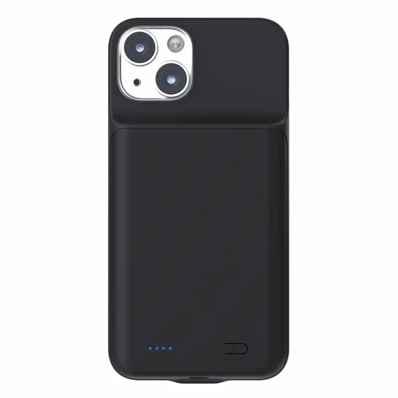 T43 For iPhone 13 mini 6800mAh Charging Case Rechargeable Extended Battery Backup - Black