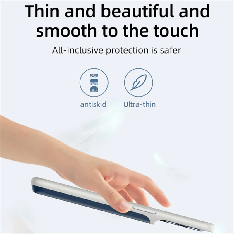 T43 For iPhone 14 Battery Charging Case 6800mAh Rechargeable Power Bank Charger Cover - White