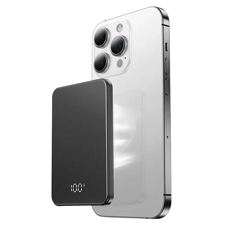 C11 Compatibile con Caricabatterie Portatile Magsafe 20W Powerbank Wireless Magnetico 10000Mah - Nero