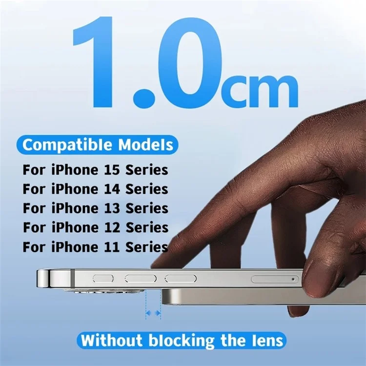 E61B 10000mah Magnetic Wireless Power Bank 2-in-1 Portable Phone External Battery Pack - White