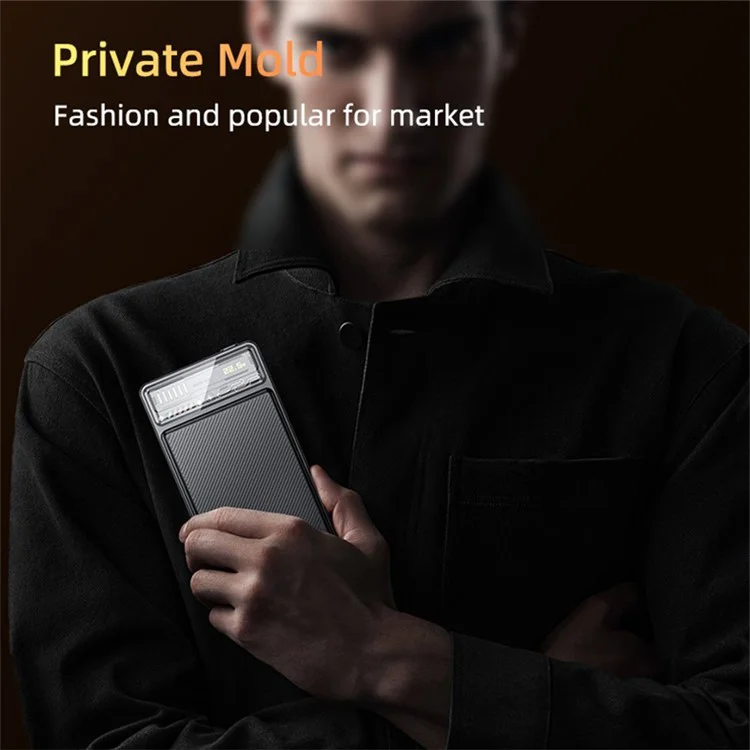 YESIDO YP55 PD 20W + 22.5W Fast Charging 10000mAh Power Bank Built-in with Type-C+iP Cable