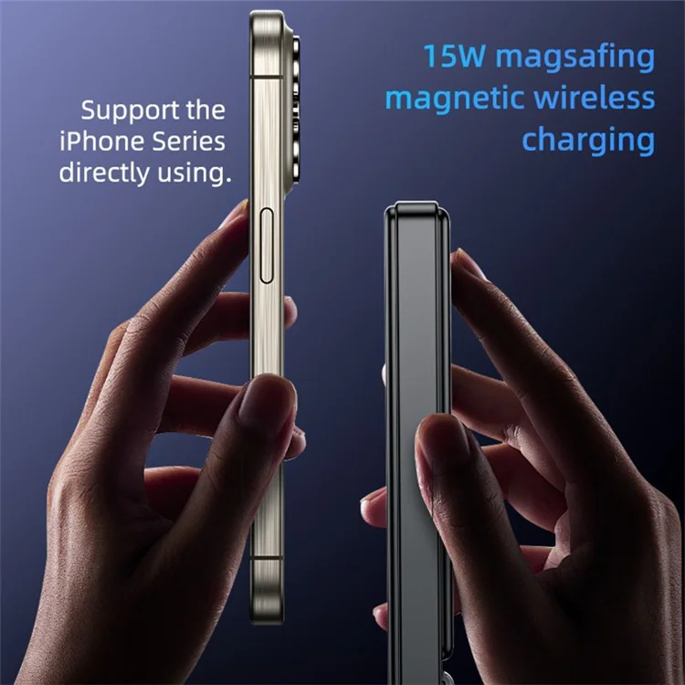 YESIDO YP57 Type-C+USB Dual Output 10000mAh Tragbare magnetische Power Bank