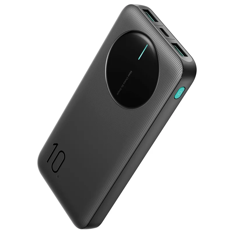 JOYROOM JR-PBF12 10000mAh Power Bank Ultra-Thin Type-C Dual Way Charging Phone External Battery - Black