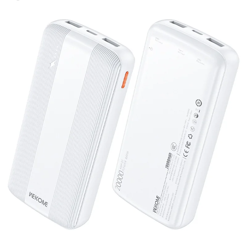 WEKOME WP-87 Раитон Серия Power Bank 20000mAh Портативное зарядное устройство для телефона - Белый