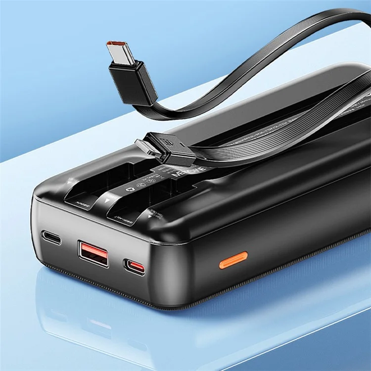 WEKOME WP-63 Batteria esterna da 10000mAh con ricarica rapida a 22,5W e 4 porte di uscita - Nero 