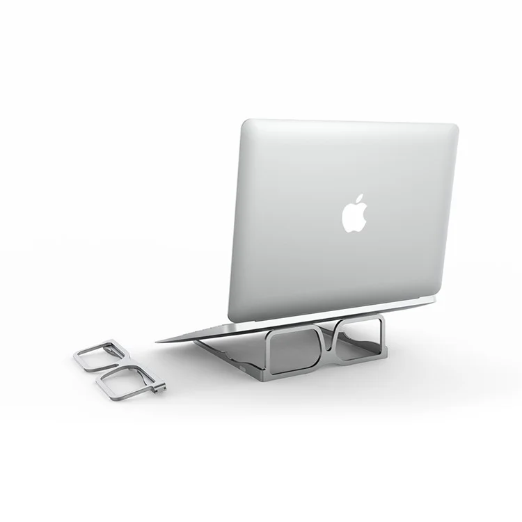 PTAZ10 Soporte para portátil con forma de gafas plegable para escritorio de MacBook Air Pro HP Lenovo