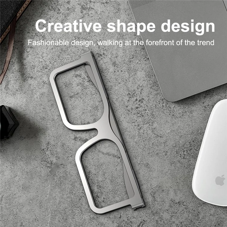 PTAZ10 Soporte para portátil con forma de gafas plegable para escritorio de MacBook Air Pro HP Lenovo
