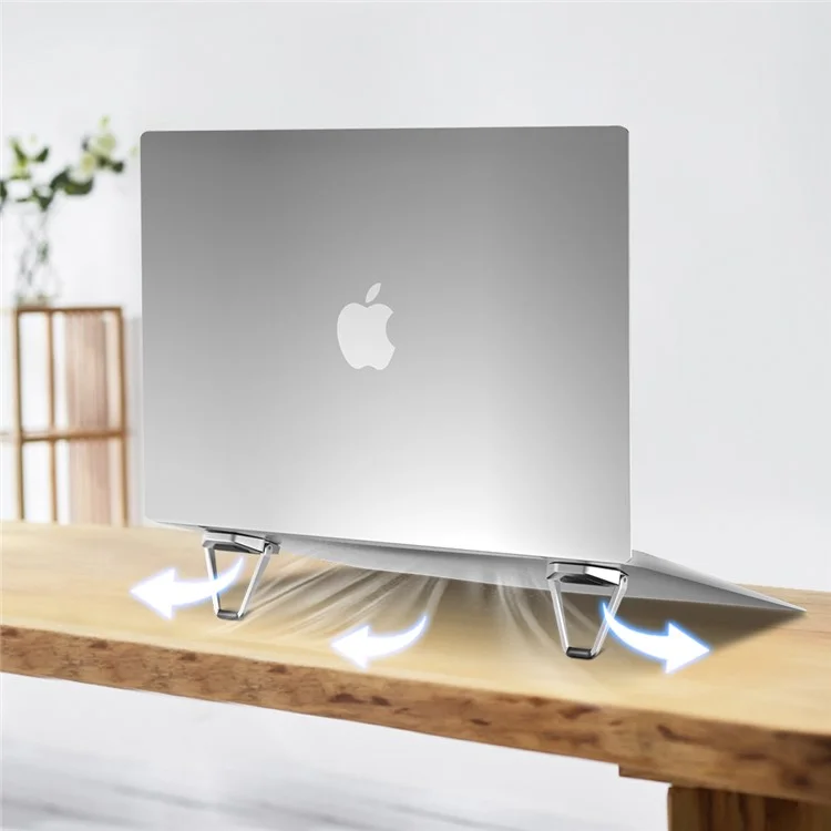 PTAZ40 Soporte Portátil Plegable con Forma de Escudo para MacBook Air Pro HP Lenovo
