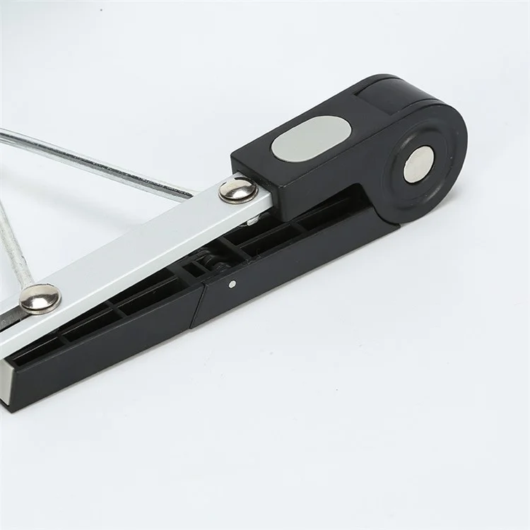 Y01 Supporto per laptop regolabile in altezza, staffa da scrivania, pieghevole, in lega di alluminio - Argento