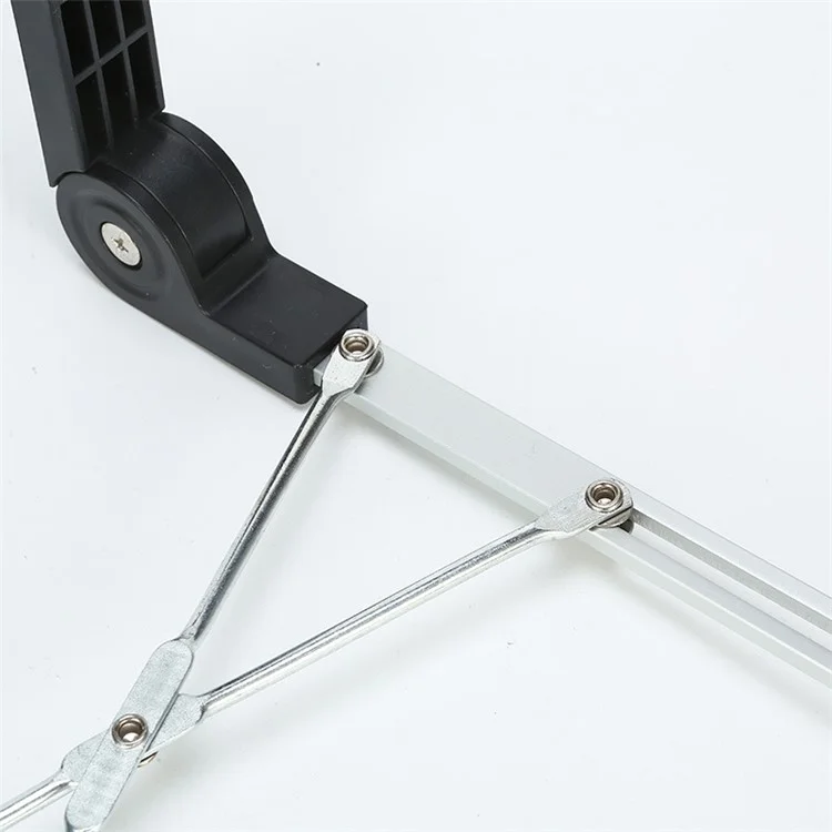 Y01 Supporto per laptop regolabile in altezza, staffa da scrivania, pieghevole, in lega di alluminio - Argento