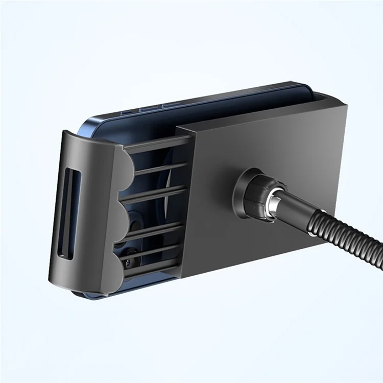 Supporto per tablet da pavimento da 175 cm con supporto per telefono cellulare con collo di cigno flessibile, base stabile e rotazione a 360 gradi, supporto per telefono pigro compatibile con iPhone iPad per live streaming
