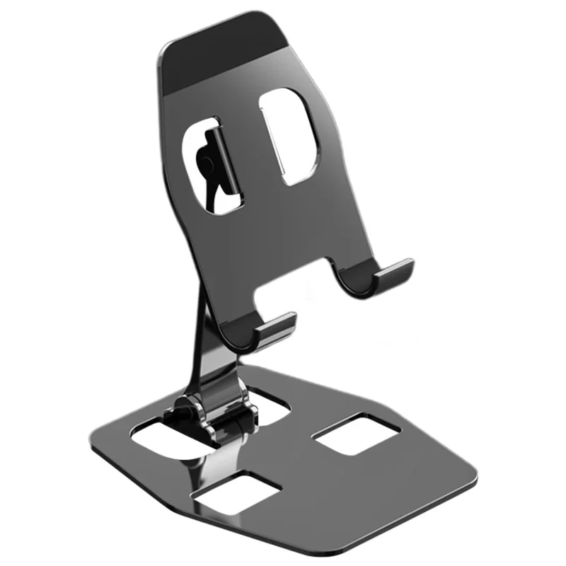 YY-018 Faltbarer Desktop-Telefonhalter für Tablets - Grau