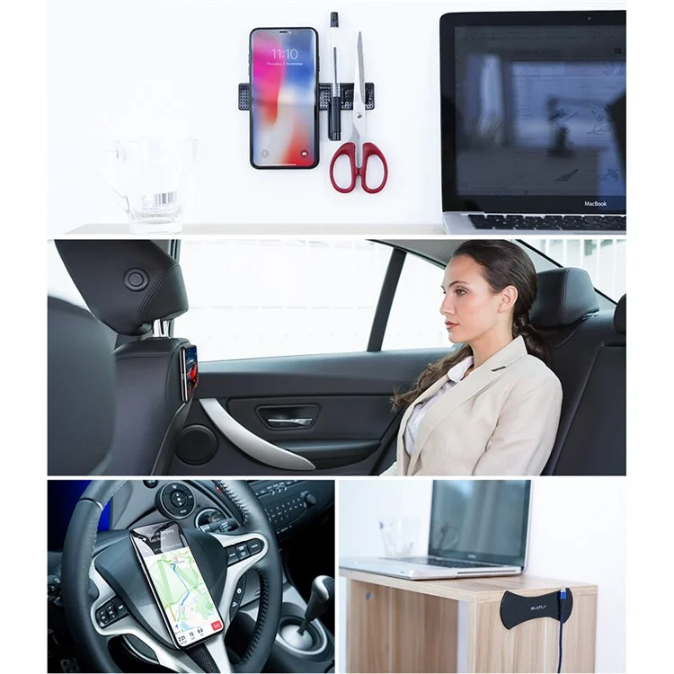 Support de téléphone de voiture de bureau RAXFLY - Forme d'os