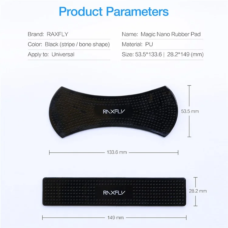 Support de téléphone de voiture de bureau RAXFLY - Forme d'os