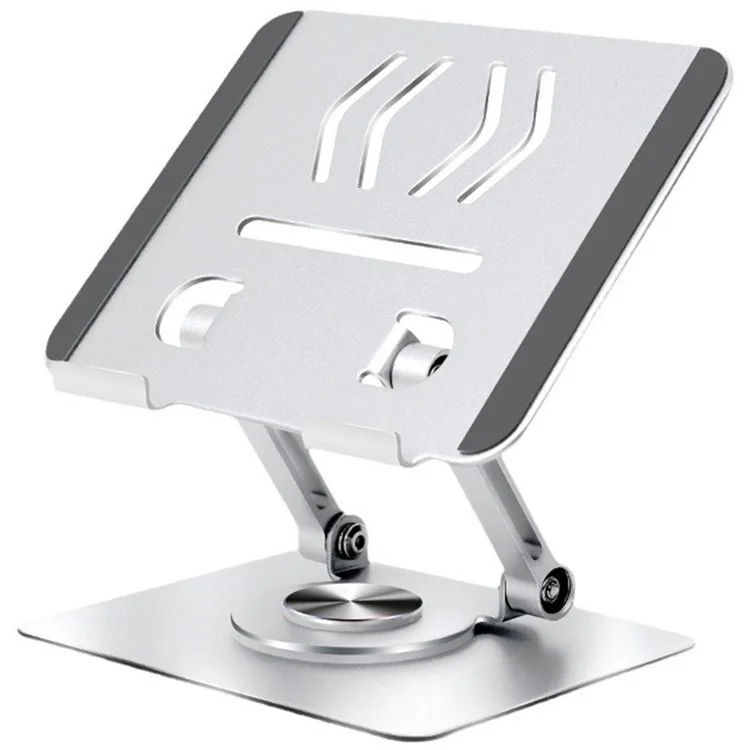 P2042 Foldable Tablet Stand Holder Alloy Steel 7-12 inch Tablet PC Desktop Mount for Hands-Free Use