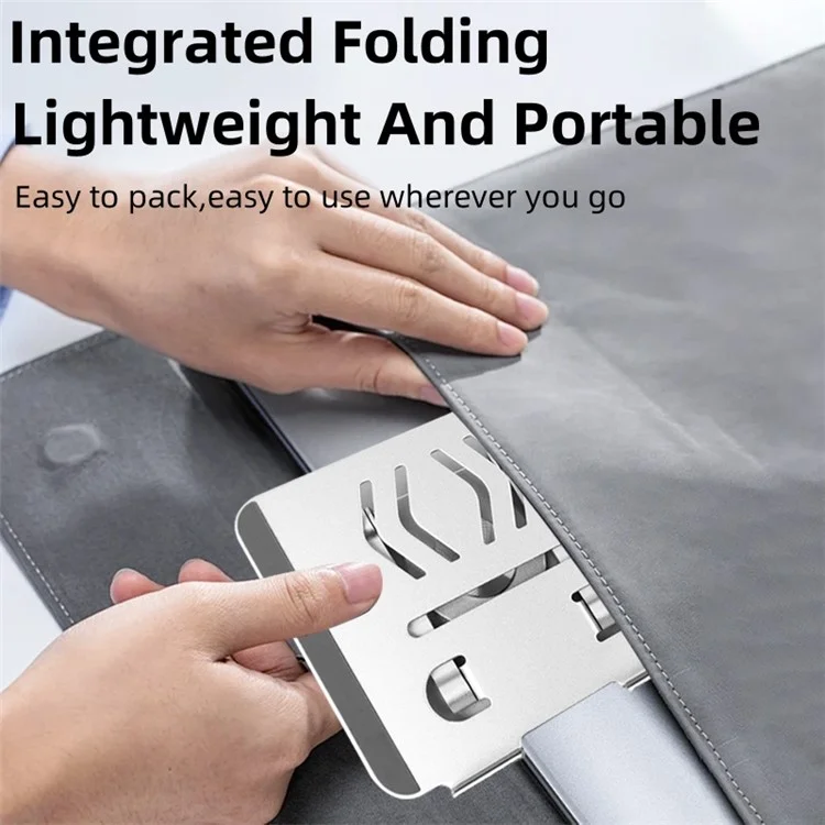 P2042 Foldable Tablet Stand Holder Alloy Steel 7-12 inch Tablet PC Desktop Mount for Hands-Free Use