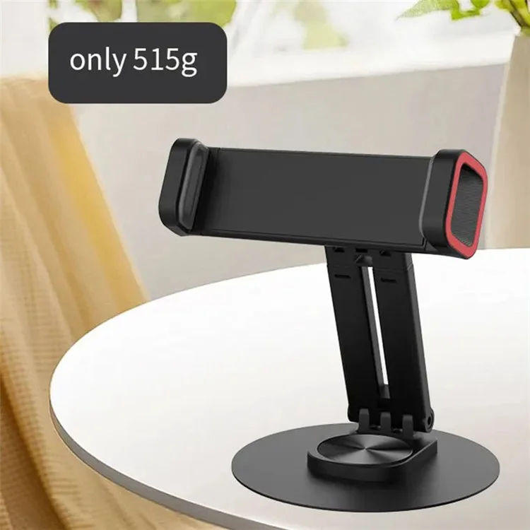 JMARY MK-63 Base girevole a 360 gradi Supporto da scrivania pieghevole per telefono / tablet