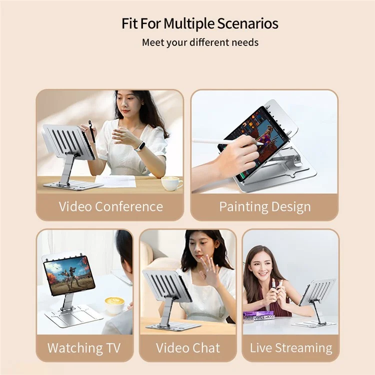 XUNDD A1 Heat Dissipation Laptop Stand Angle Adjustable Foldable Notebook Bracket